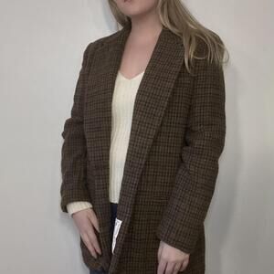 Vintage Orvis Scottish Wool Plaid Blazer